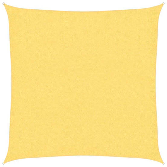 Voile d'ombrage 160 g/m² beige 3x3 m pehd