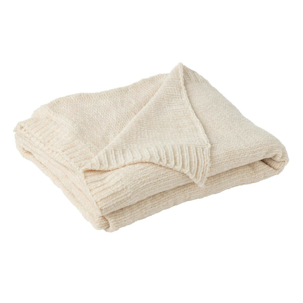 Plaid uni chenille 