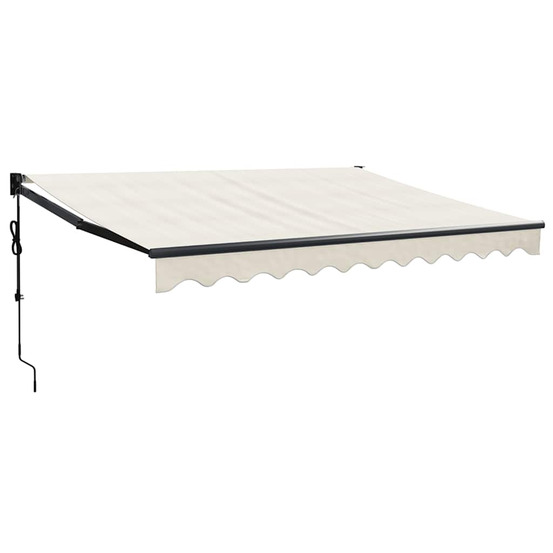 Auvent rétractable automatique crème 3,5x2,5 m