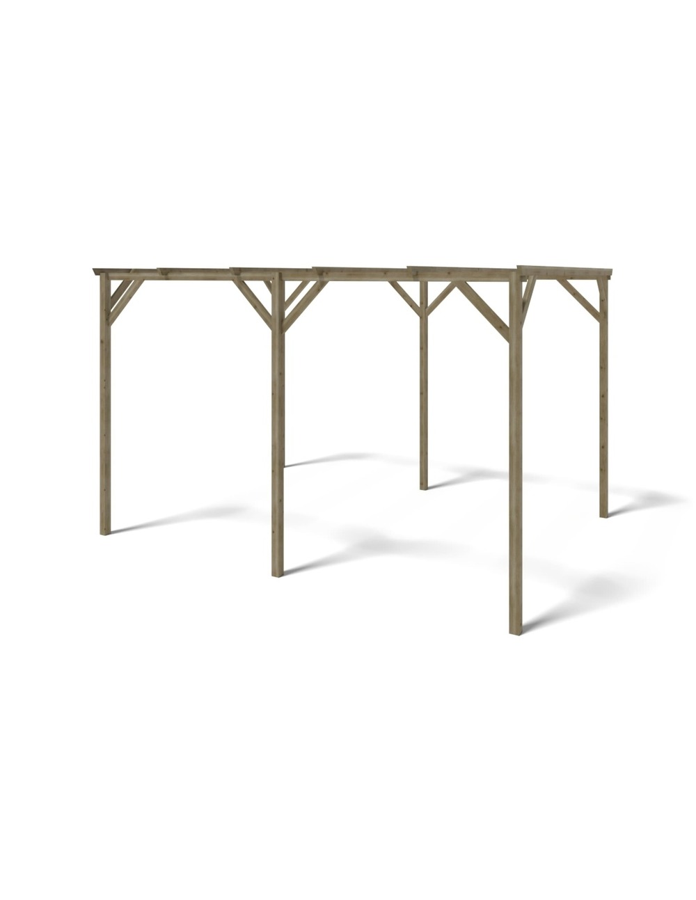 Carport, abri de voiture 3x4 m - 12 m2 - car13 - altanka