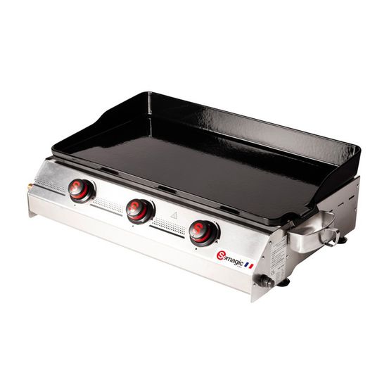 Plancha gaz 3 brûleurs so premium