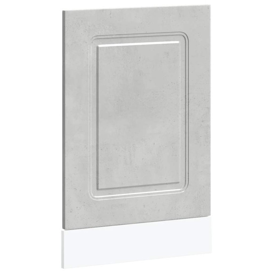 Panneau de lave-vaisselle kalmar gris béton 45x1,5x57 cm