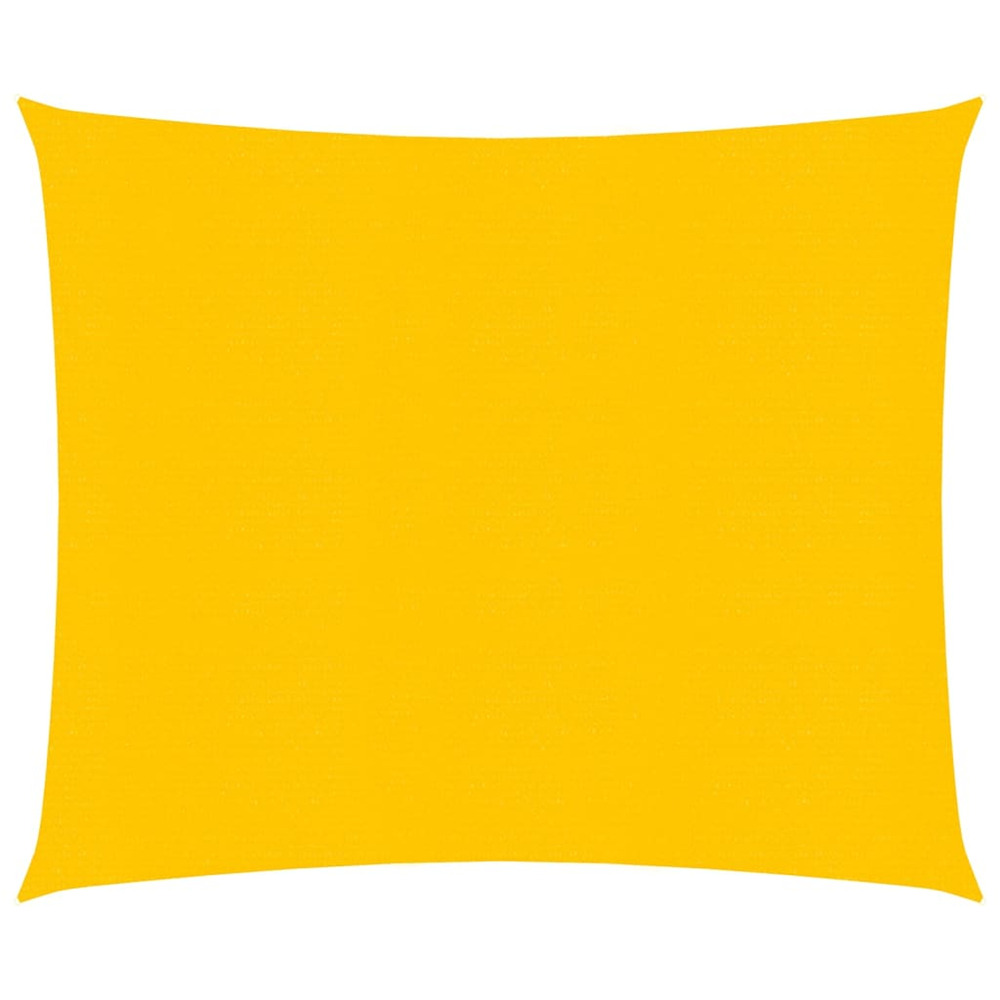Voile d'ombrage 160 g/m² carré jaune 5x5 m pehd