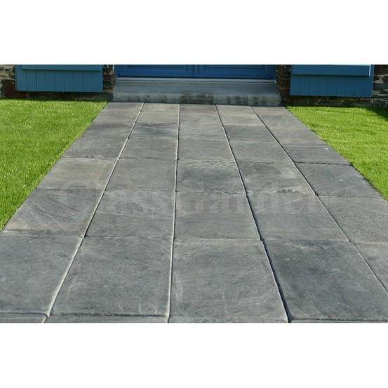 Pavé patiné 50 cm - pack 80 pièces - 10 m²