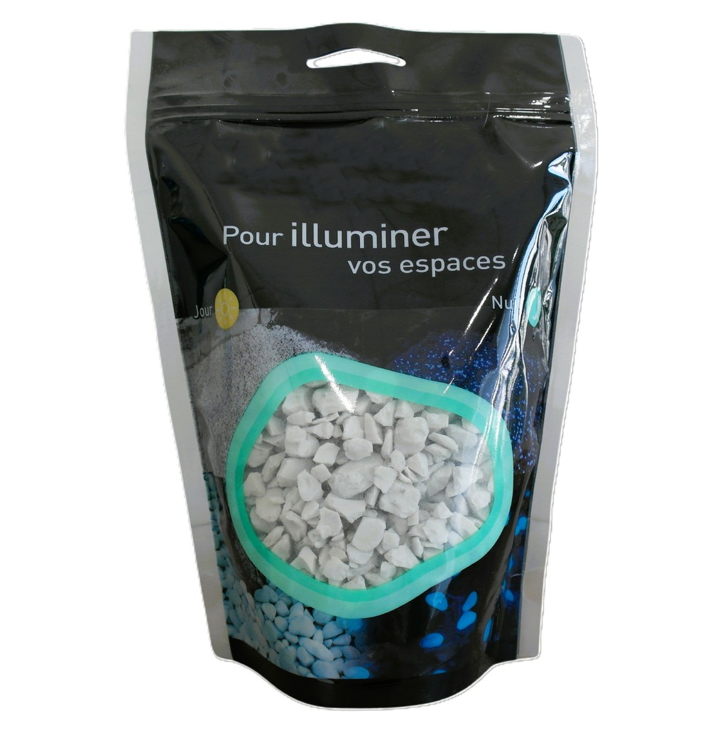 Gravillon blanc lumineux 6/10 en berlingot de 400g