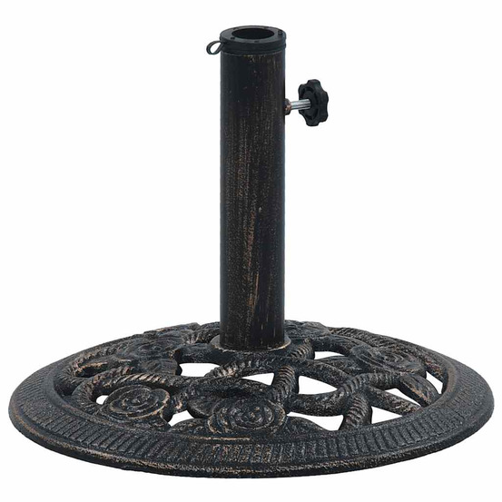 Socle de parasol Noir et bronze 9 kg