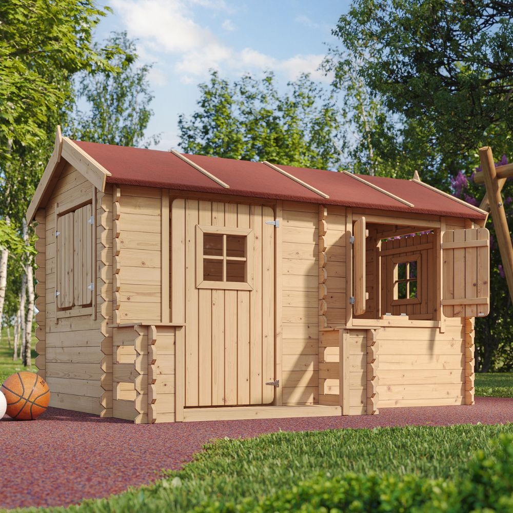 Maison en bois pour enfants - 2.63m2 - 178 x 241 cm - M503