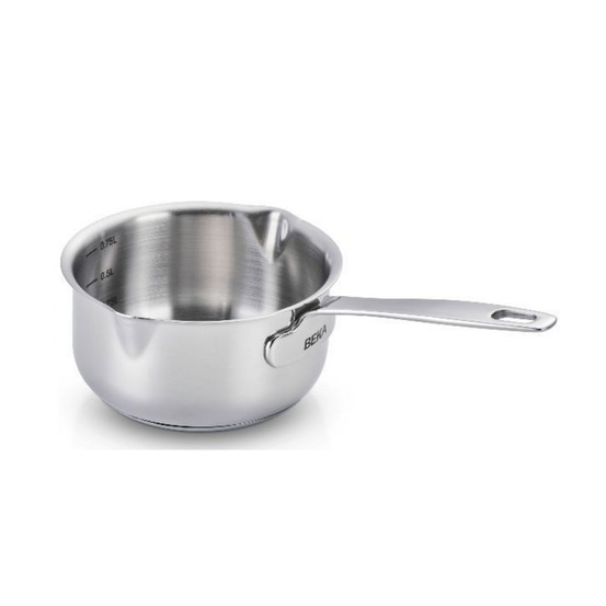 Casserole inox 14cm 2 becs verseurs - 15026134