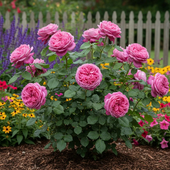 Rosier ancien paul neyron pot de 3l - 20/40 cm