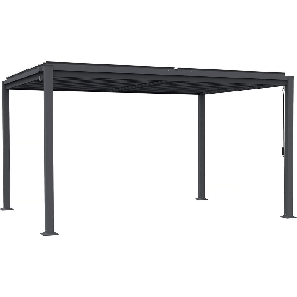 Pergola bioclimatique autoportante avec lames orientables 