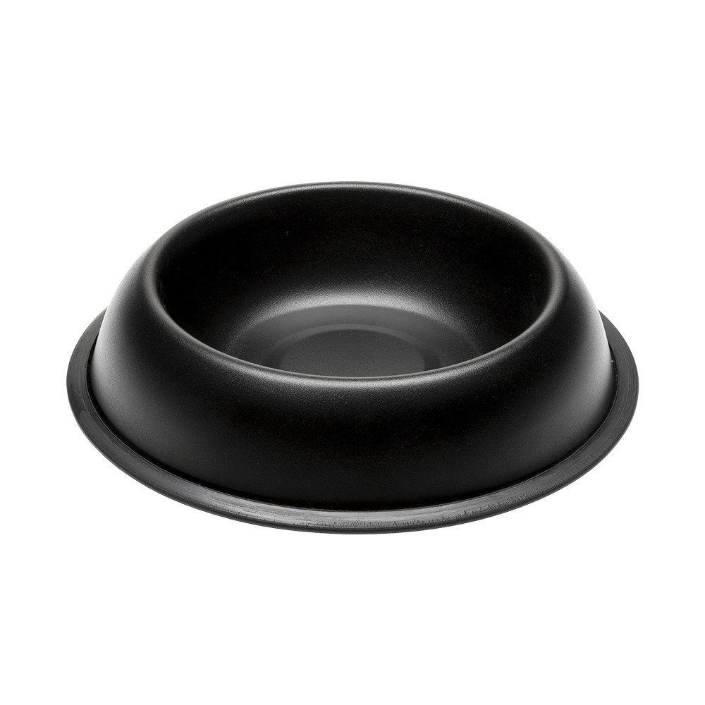 Ecuelle en métal pour chiens et chats, mira kc 72, avec caoutchouc antidérapant