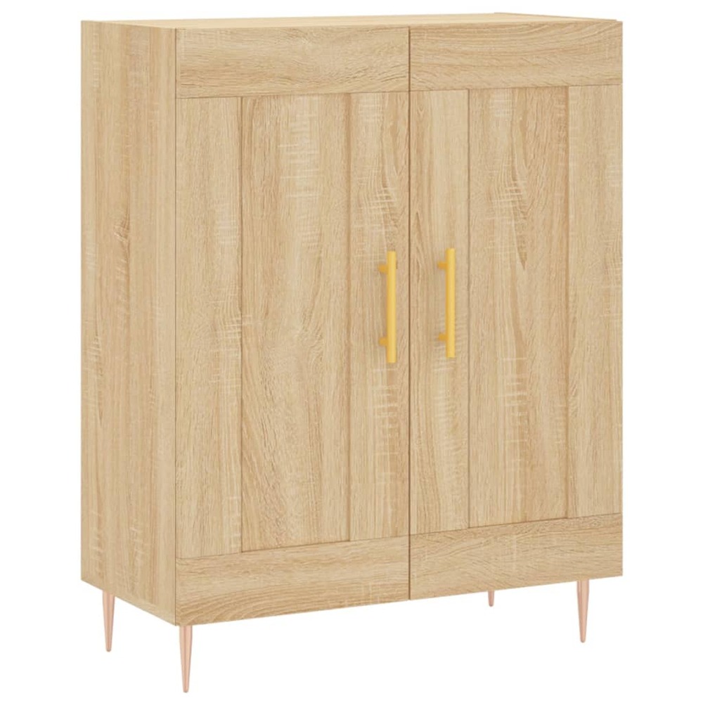 Buffet bahut commode armoire meuble de rangement organisateur cuisine salle de séjour salon sonoma 69,5 x 34 x 90 cm bois d'i
