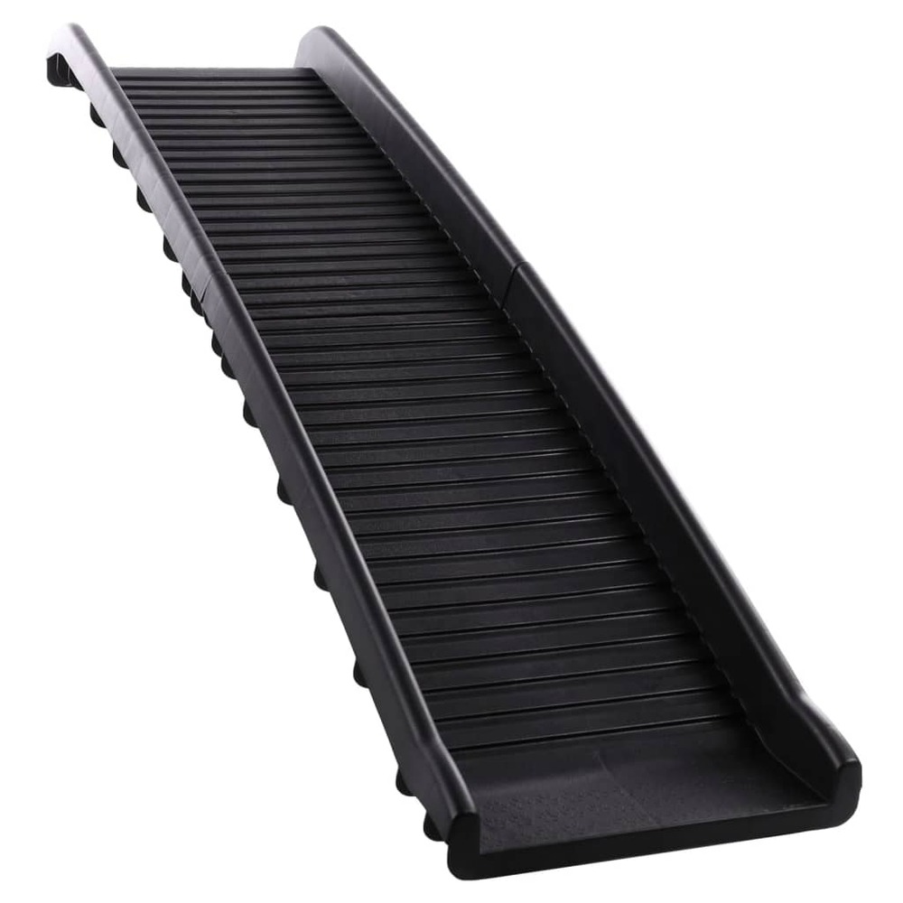 Rampe pliable pour chiens zenna 156x40x15 cm noir