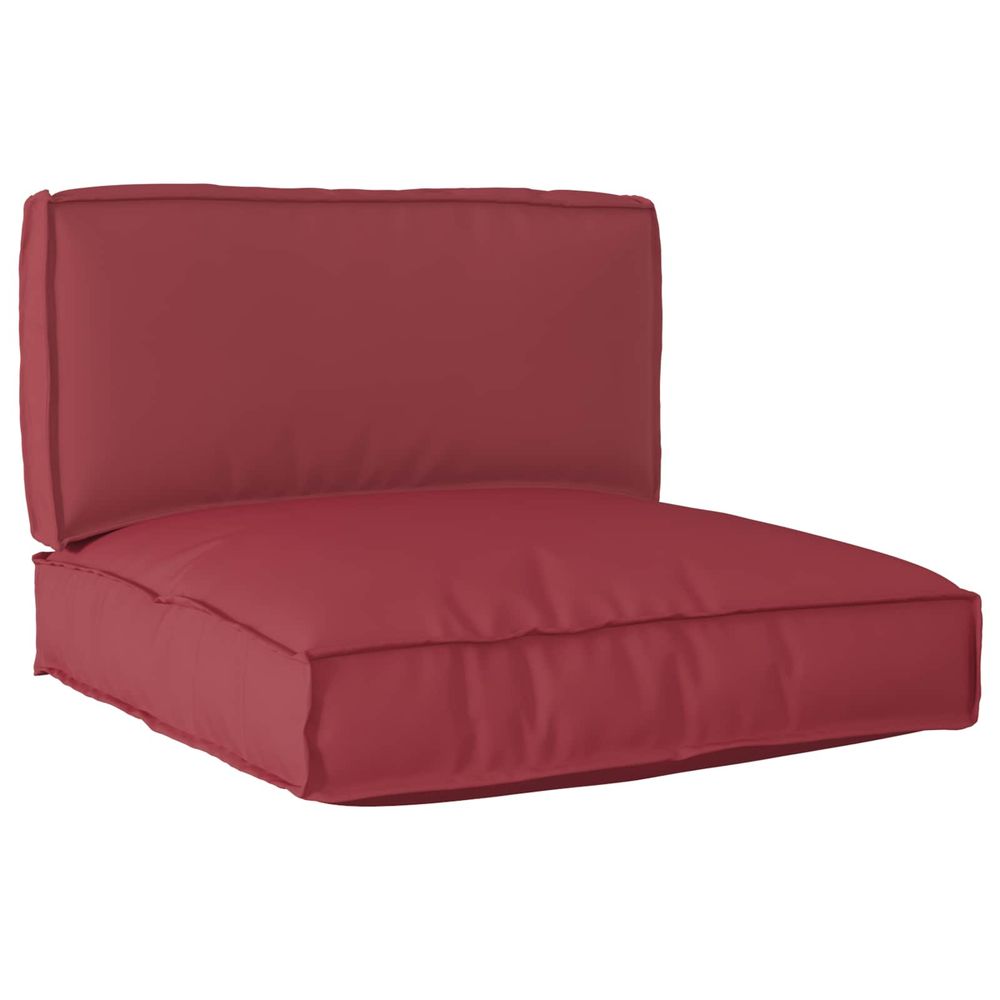 Set de coussins de palette tissu oxford beige 80 x 80 x 52 cm