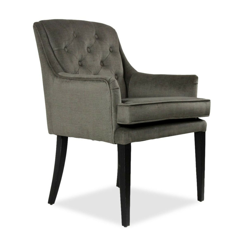 Fauteuil polyester gris - interior's