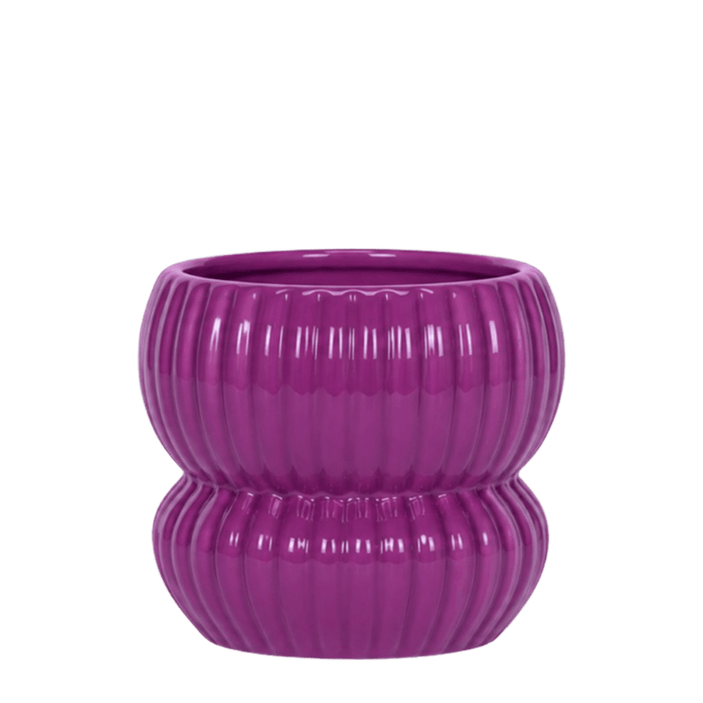 Cache-pot horizon violet - ø9 cm x h10,5 cm