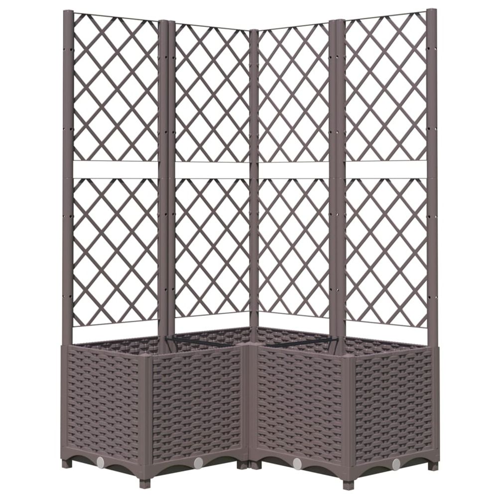 Jardin marron 80 x 80 x 136 cm