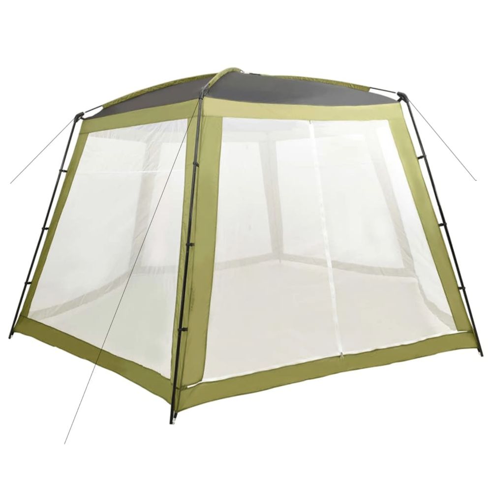 Tente de piscine tissu 590x520x250 cm vert
