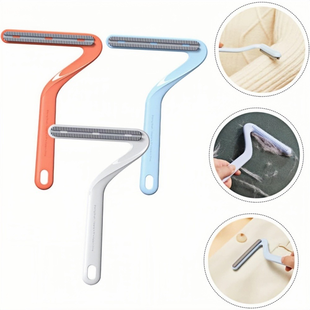 Brosse à peluches - 3 pièces, réutilisable et élimine poils