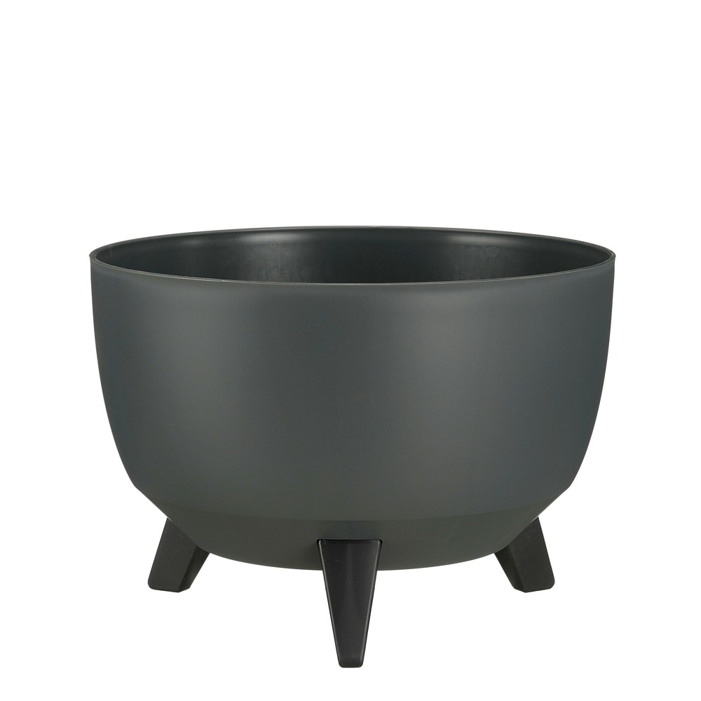 Mica decorations doppio support plante - 18,5 x ø33 cm - jardiniere exterieur grande taille - jardiniere sur pieds - plastique