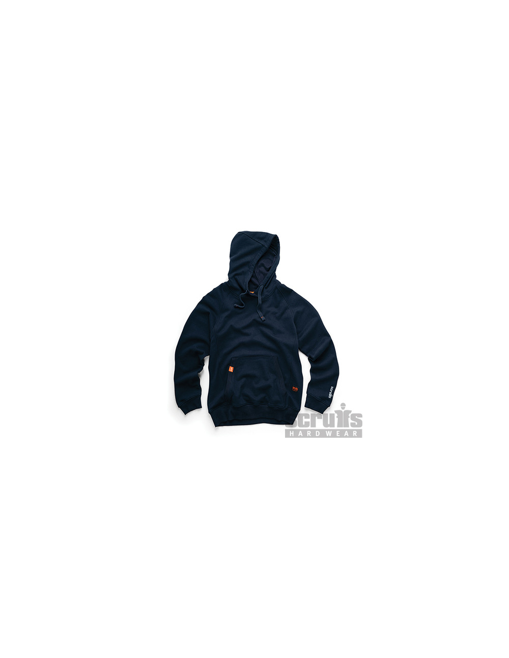 Scruffs - sweatshirt à capuche bleu marine eco worker - taille m