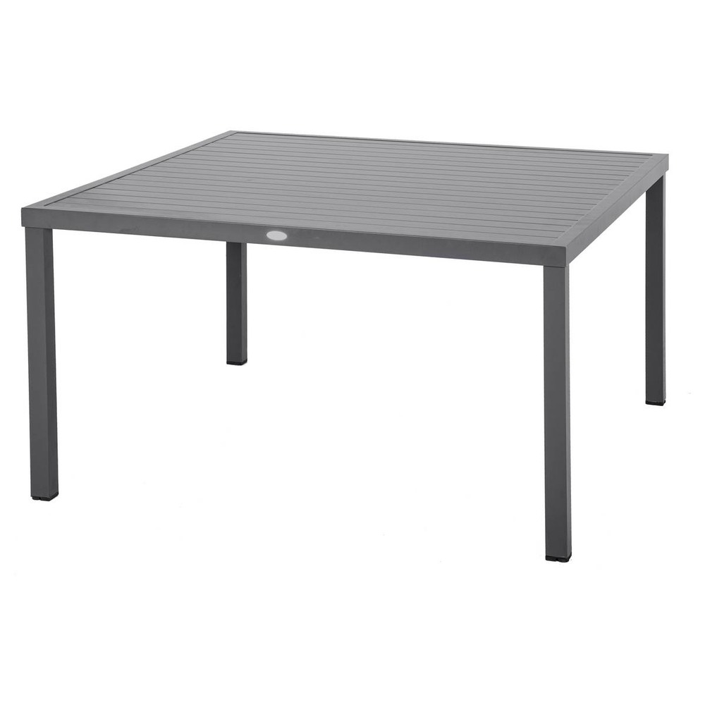 Table de jardin carrée piazza graphite