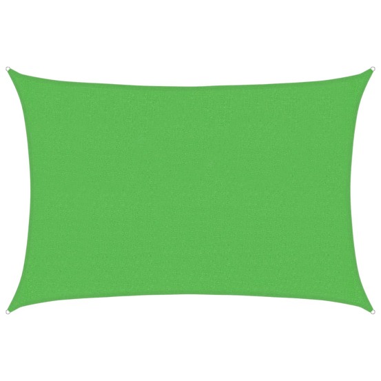 Voile d'ombrage 160 g/m² vert clair 2,5x4 m pehd