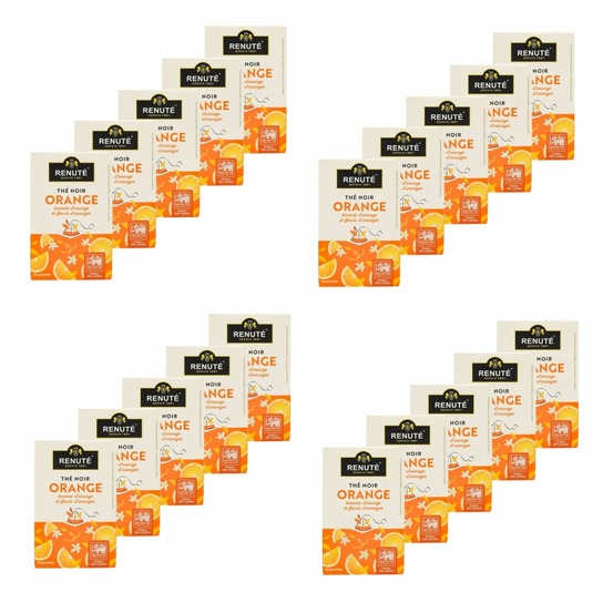 Thé noir à l'orange - 20 sachets - renuté