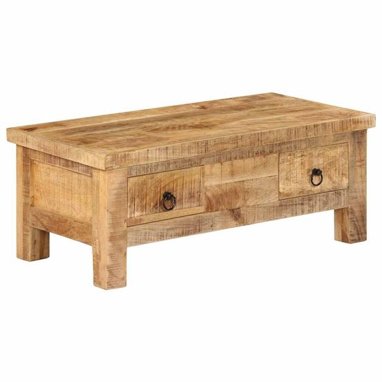 Table basse 90x45x35cm Bois de manguier