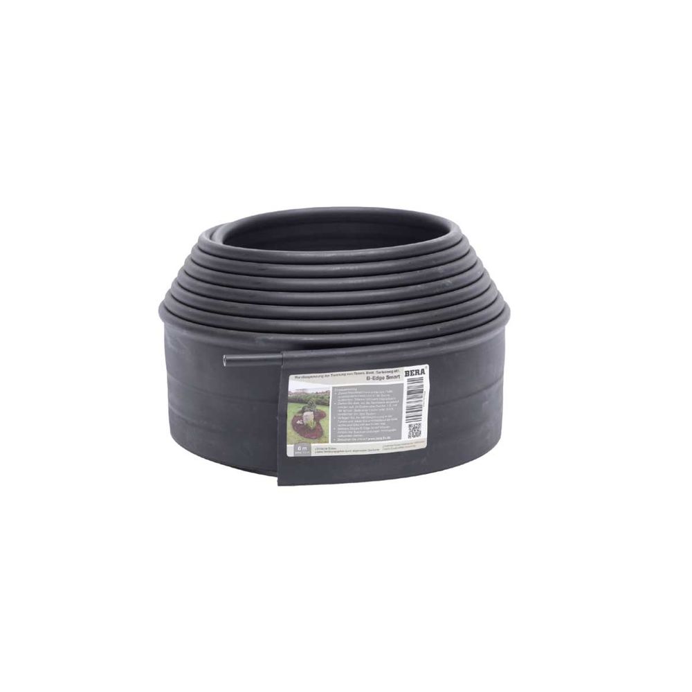 Bordure de jardin noir en polyéthylène smart - h.10 cm x l.6 m