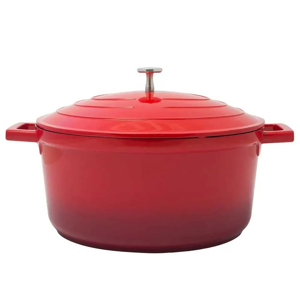 Cocotte ronde fonte alu 24cm 4,65l tous système de cuisson