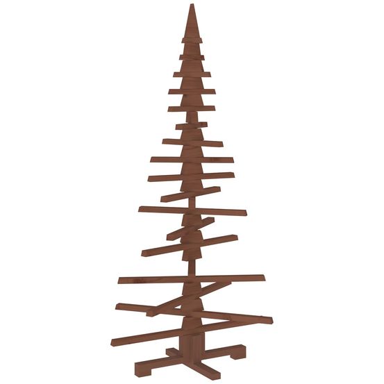 Arbre de noël en bois kotka 150 cm bois de pin massif