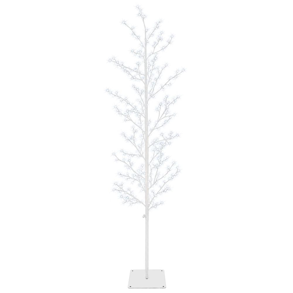 Petit sapin de noël bouleau blanc 20 x 20 x 180 cm acier