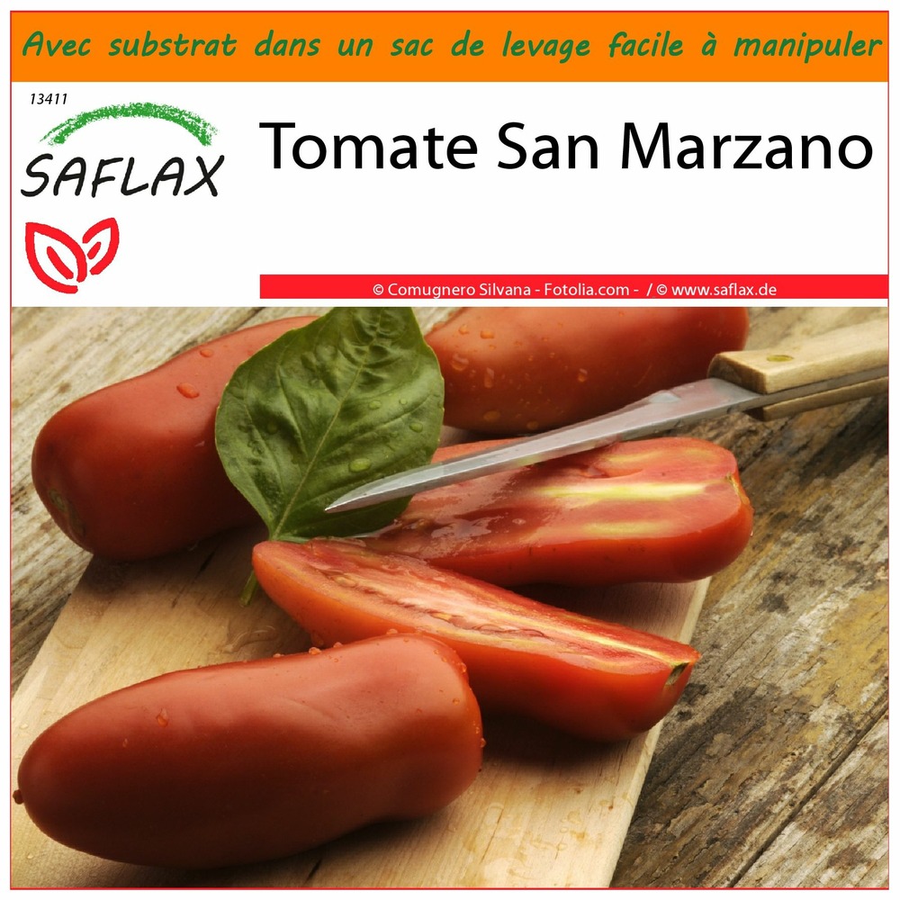Garden in the bag - tomate san marzano - 10 graines - lycopersicon esculentum