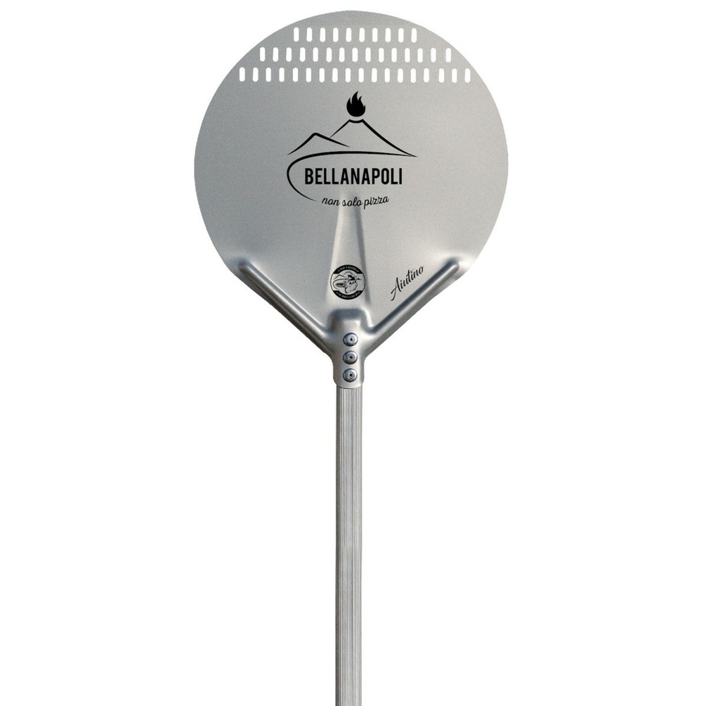 Pelle à pizza ronde aluminium alimentaire ø36cm manche 65 à 120 cm qualité professionnelle