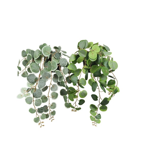 Eucalyptus artificiel retombant 40cm lot de 2