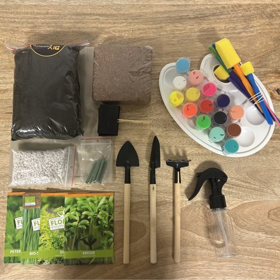 Mon premier kit de jardinage – herbes pour assaisonnement