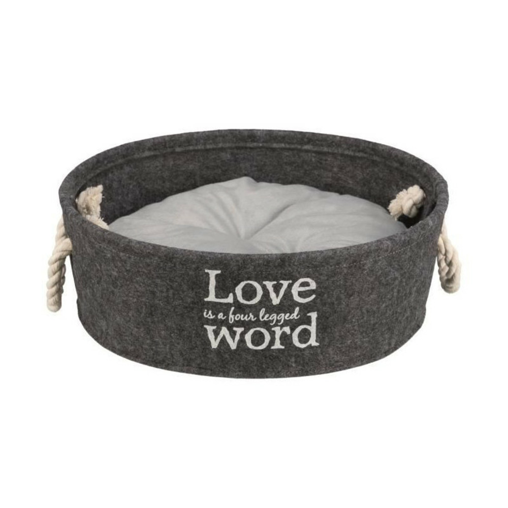 Trixie lit lian - ø37cm - gris - pour chien