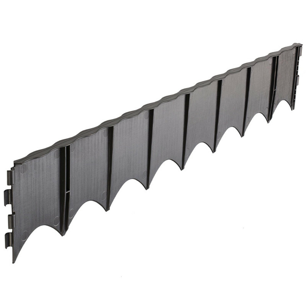 Lot de 6 bordures de jardin de 75 cm