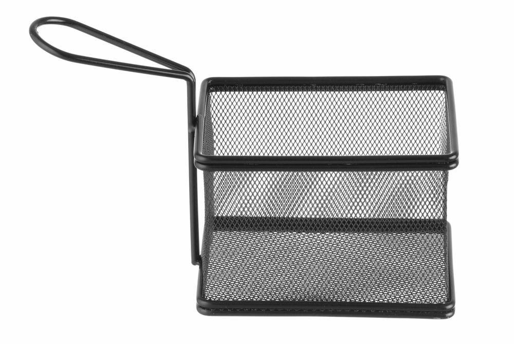 Paniers à frites miniatures noir mat 125x100x(h)85 mm - hendi