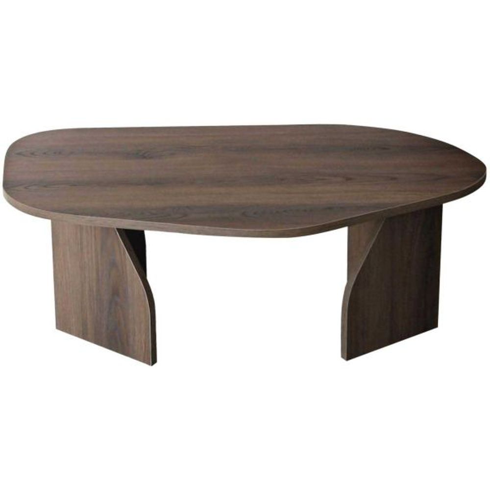 Table basse en aggloméré rock noyer