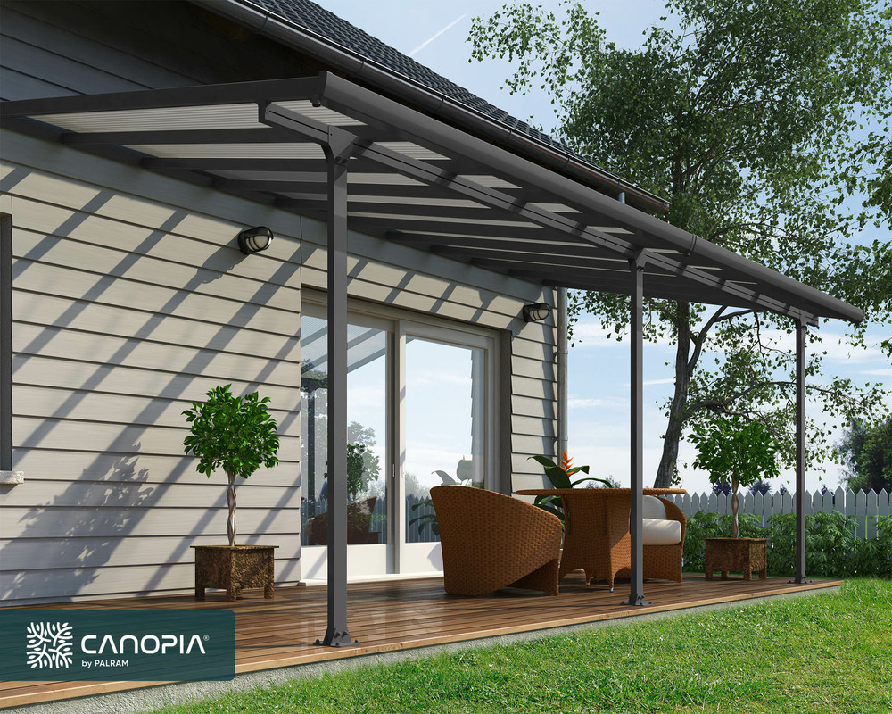 Canopia pergola feria gris