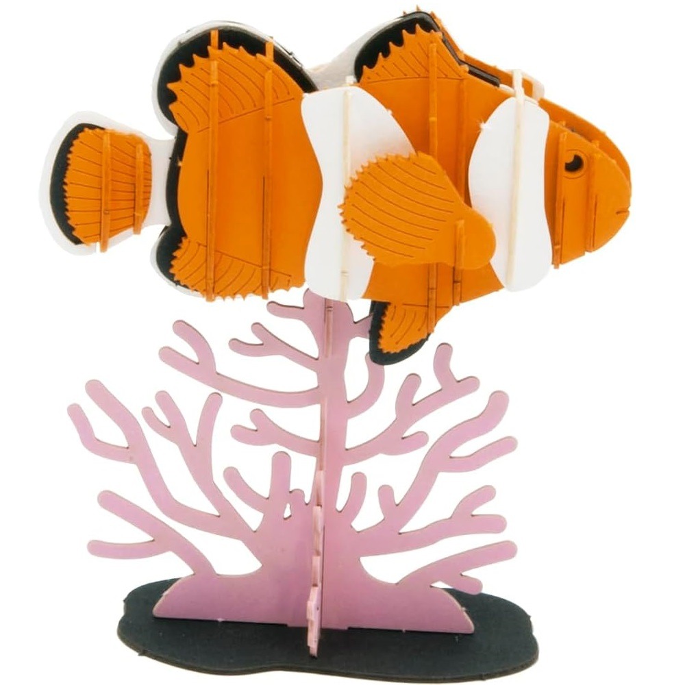 Maquette 3d en papier poisson clown