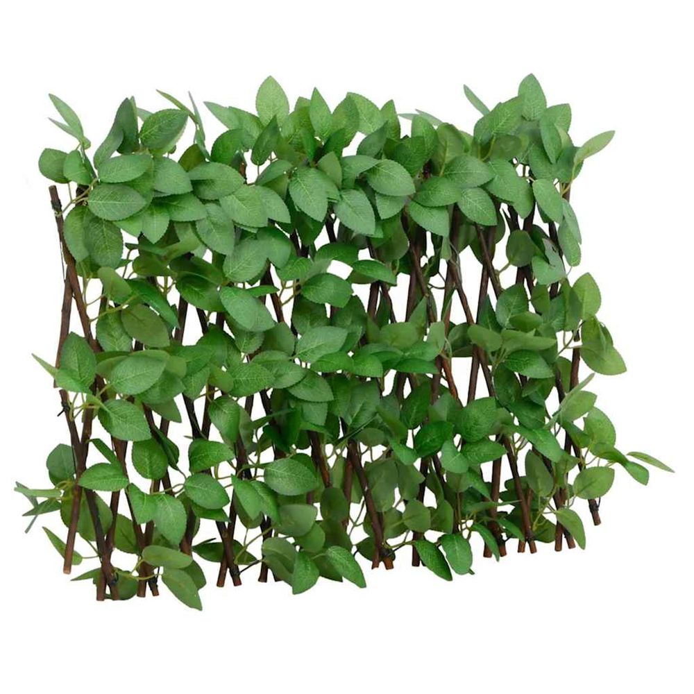  treillis de lierre artificiel extensible vert 180x30 cm