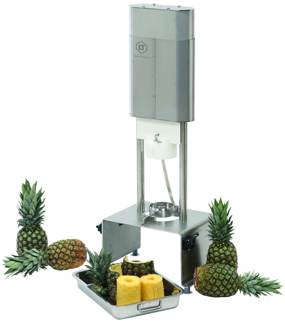 Epluche ananas électrique - inox - ø89 mm - louis tellier