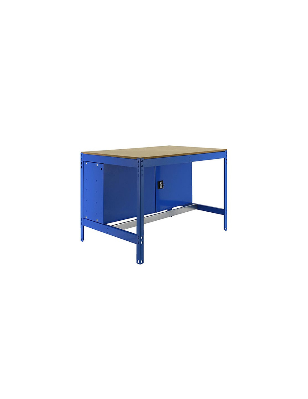 Etabli simonwork bt0 cabinet 1200 bleu/bois bleu/bois 842x1210x760 - simonrack
