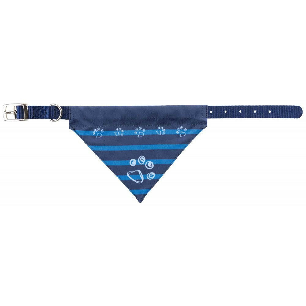 Collier bandana s-m indigo pour chien.