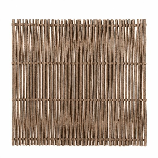 Panneau cloture noisetier en tressage vertical - hauteur 100 x largeur 150 cm