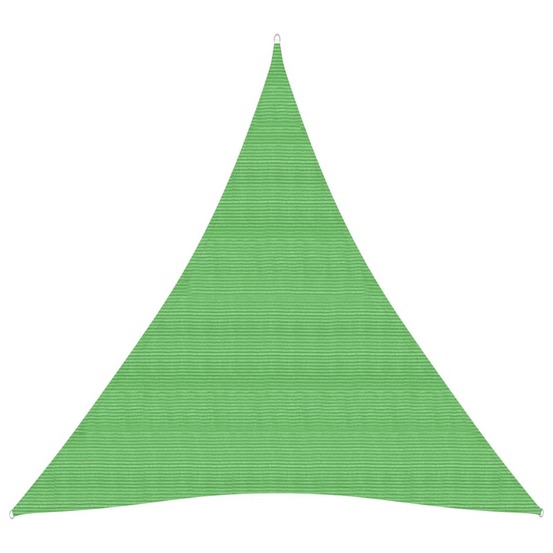 Voile d'ombrage 160 g/m² vert clair 5 x 7 x 7 m pehd