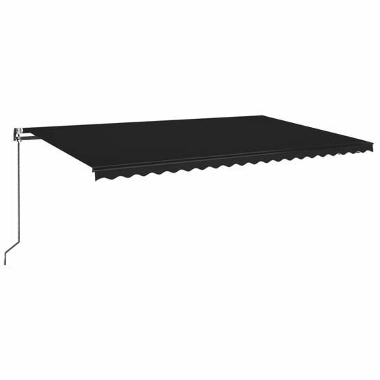 Auvent rétractable automatique 500x350 cm anthracite